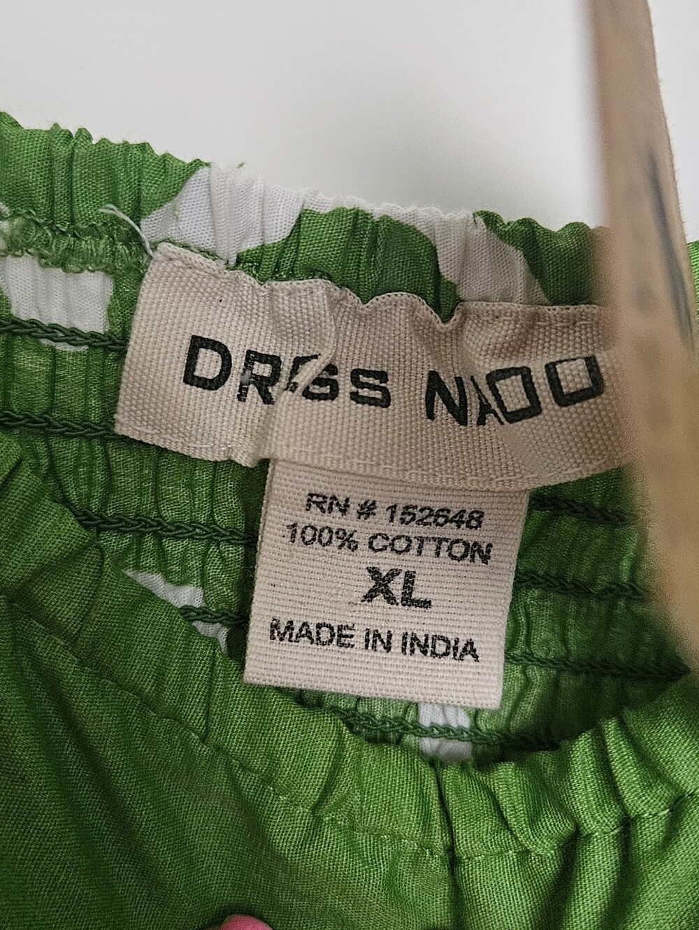 Dress Naoo Green Cotton  - XL